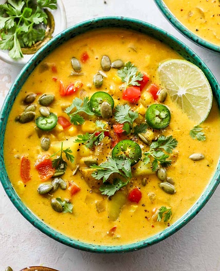 Coconut Curry Corn Chowder
