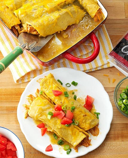 Honey-Lemon Chicken Enchiladas