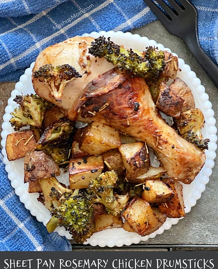 Sheet Pan Rosemary Chicken Drumsticks