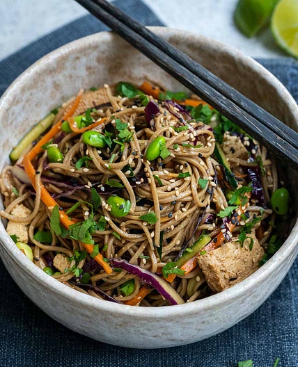 Vegan Soba Noodle Salad