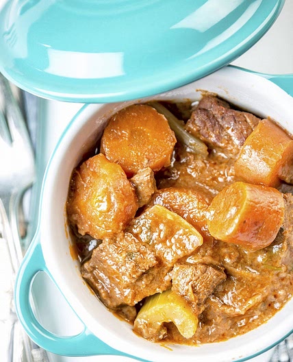 Bœuf bourguignon au Cookeo