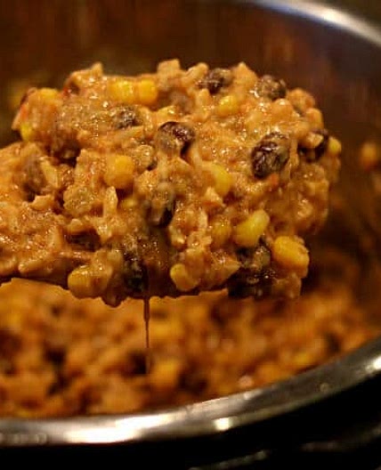 Instant Pot Cheesy Beef Rice Casserole