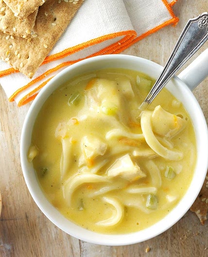 Creamy Turkey Noodle Soup