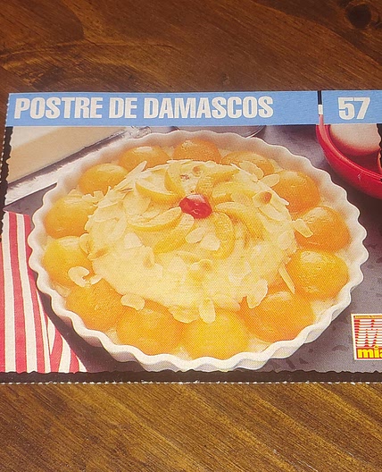 Postre de damascos