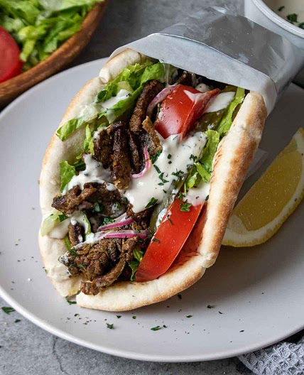 Beef Shawarma Wrap