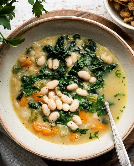 White Bean Soup with Kale
