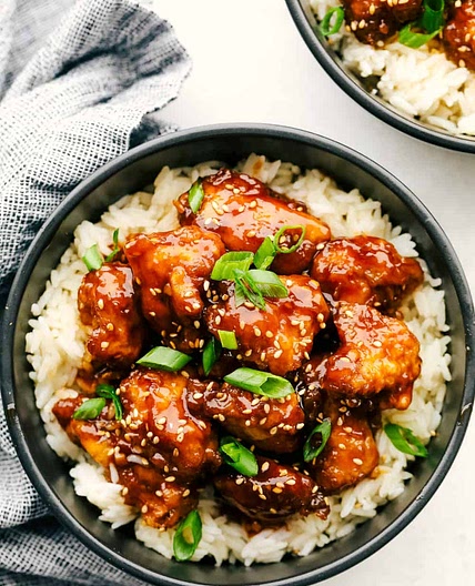 Baked Honey Sesame Chicken