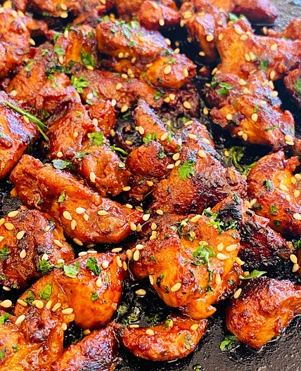 Blackstone Korean Chicken Bites