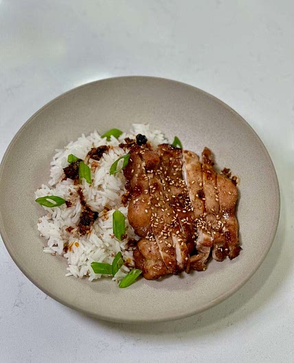 Baked Hoison Chicken Thighs