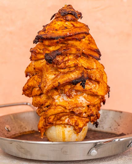 Shawarma style chicken thighs