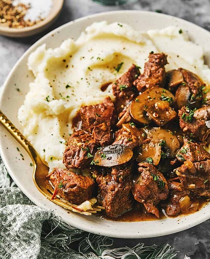 Instant Pot Beef Tips Recipe