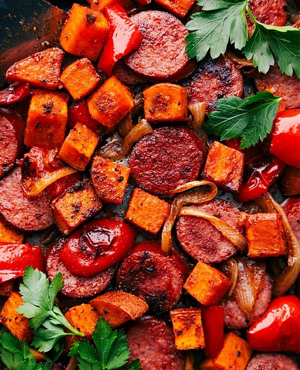 Sweet Potato and Sausage
