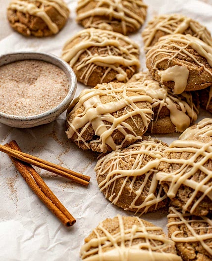 Maple Cookies with Maple Glaze