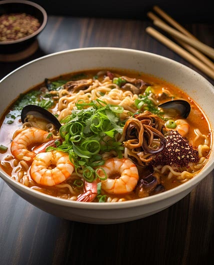 Spicy Seafood Ramen