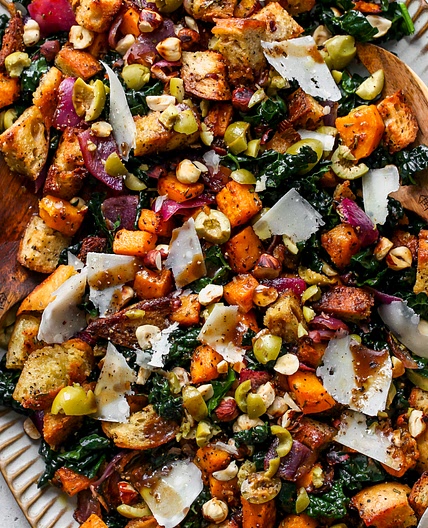 Autumn Panzanella Salad