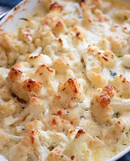 Cauliflower and Goat Cheese Gratin
