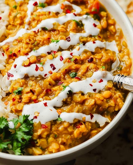 Quick & Easy Red Lentil Dahl