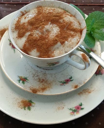 Mingau de farinha de tapioca