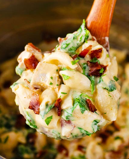 Instant Pot Chicken Bacon Ranch Pasta