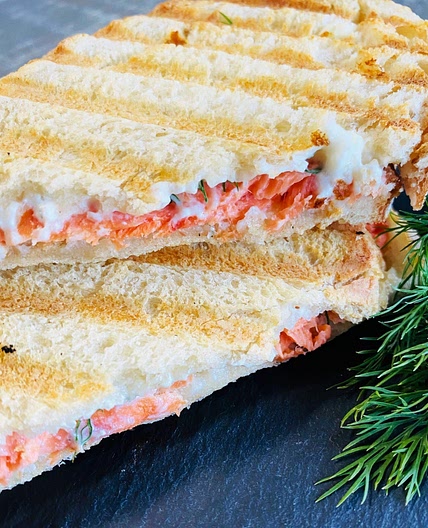 Smoked Salmon Paninis