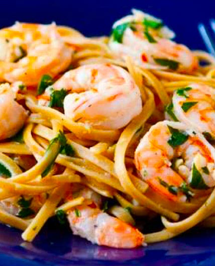 Camarão na manteiga