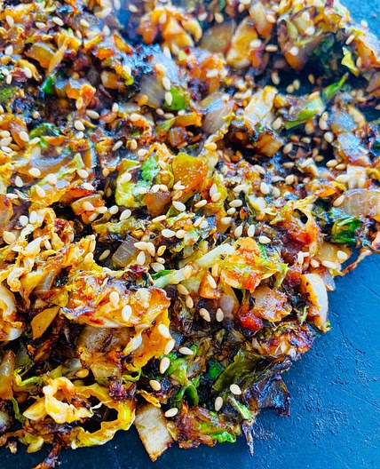 Blackstone Honey Sriracha Brussel Sprouts