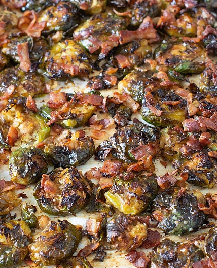Roasted Brussels Sprouts with Bacon Recipe