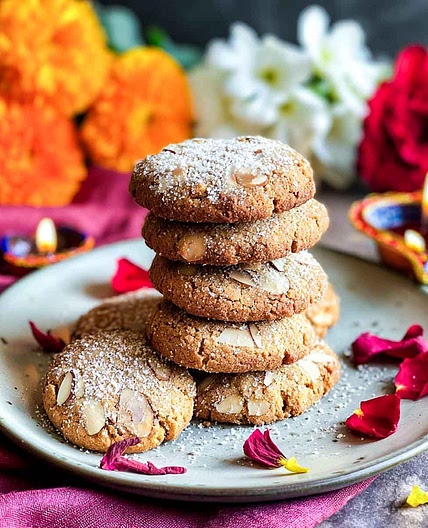 Chai-Spiced Almond Cookies