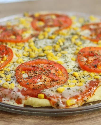 Pizza de micro-ondas da Raissa