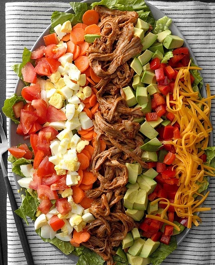 Barbecue Pork Cobb Salad