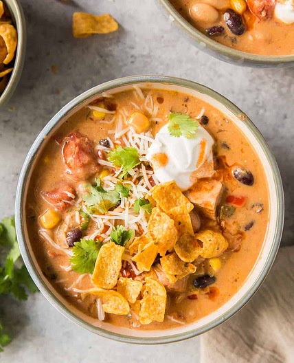 Creamy Southwest Chicken Soup