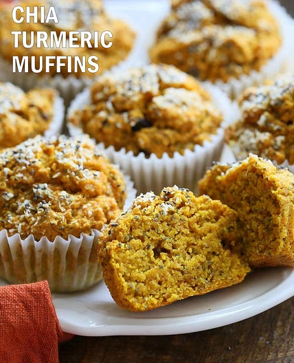 Turmeric Carrot Muffins