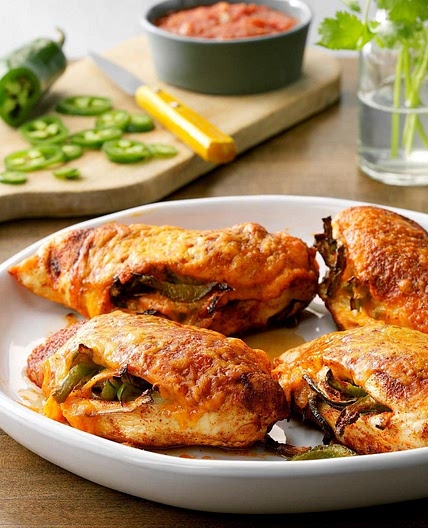 Air-Fryer Fajita-Stuffed Chicken