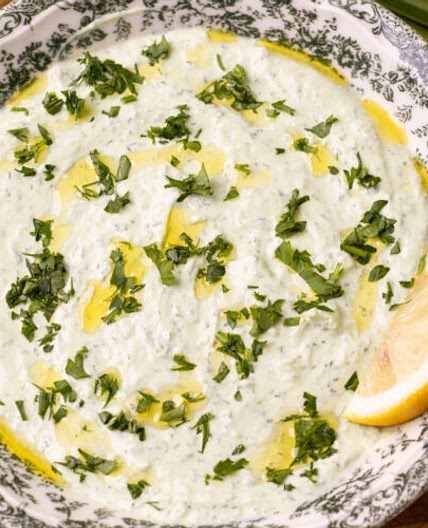 High Protein Green Goddess Cottage Cheese Yogurt Dip
