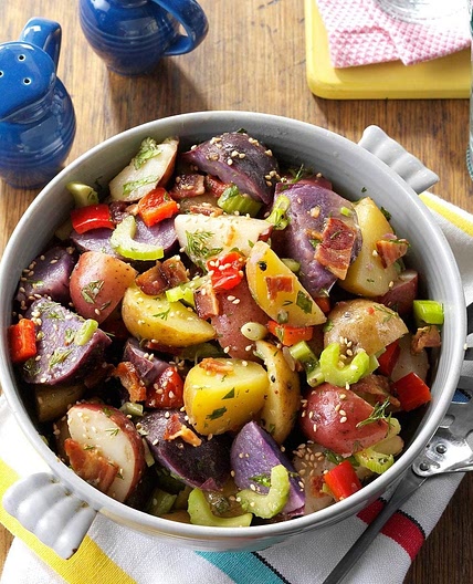 Red, White & Blue Potato Salad