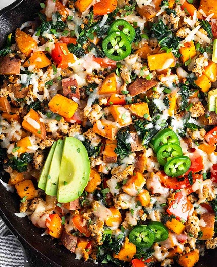 Ground Turkey Sweet Potato Skillet