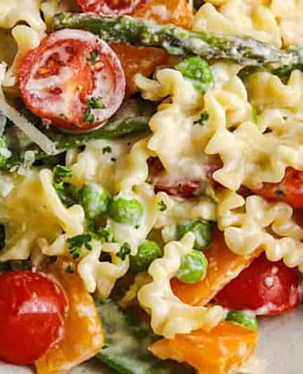 Creamy Pasta Primavera