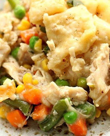Instant Pot Chicken and Dumplings Casserole