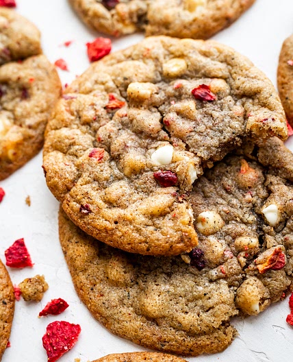 Strawberry Milk Tea Cookies