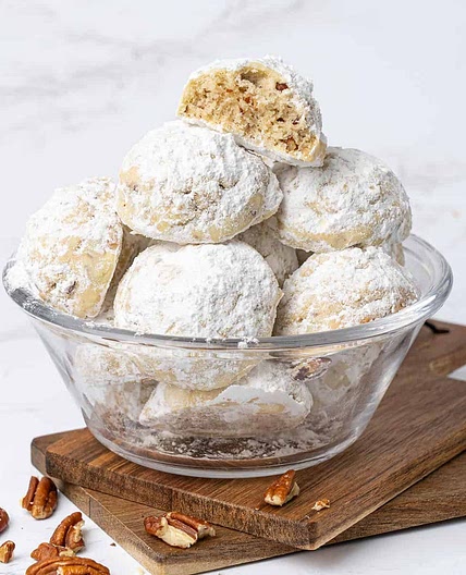 Pecan Snowball Cookies