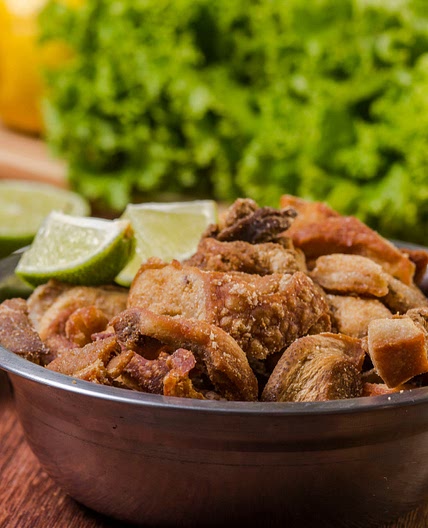 Torresmo pururuca prático de microondas