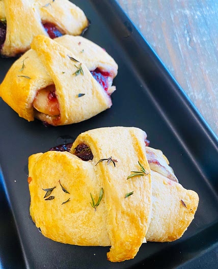 Traeger Cranberry Brie Roll Ups