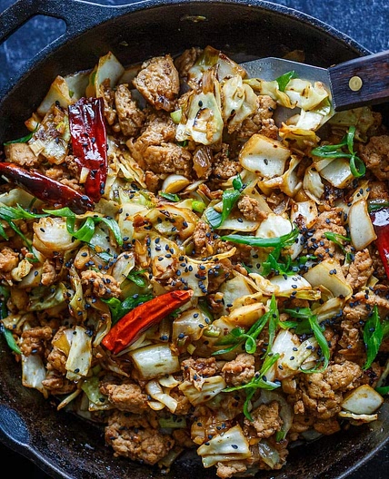 Chicken Cabbage Stir Fry Recipe