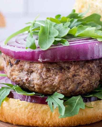 North African Lamb Burgers with Harissa Mayo