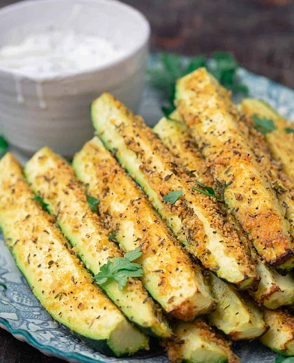 Baked Zucchini Recipe with Parmesan and Thyme