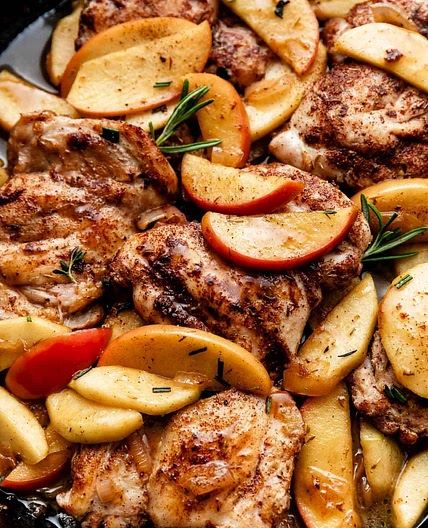 Skillet Apple Cider Chicken