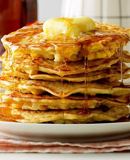 Bacon Corn Pancakes