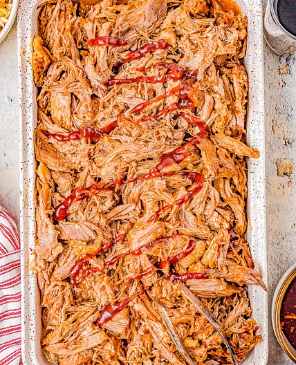 Slow Cooker Cherry Coke Pulled Pork