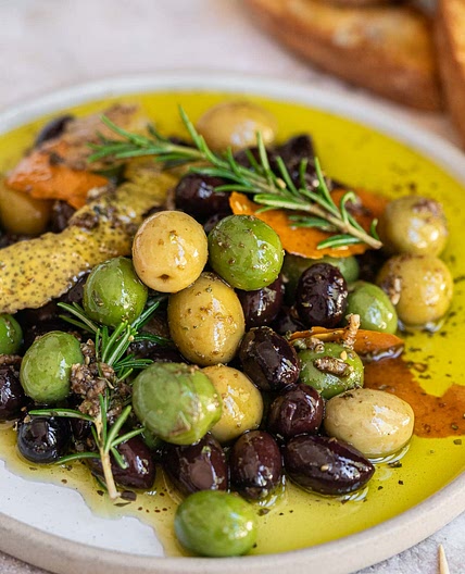 Mediterranean Marinated Olives
