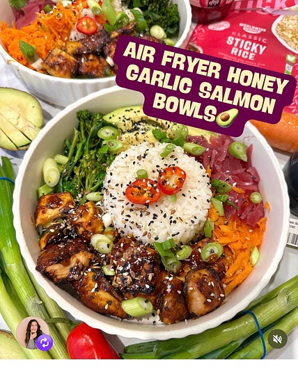HONEY GARLIC SALMON BOWL